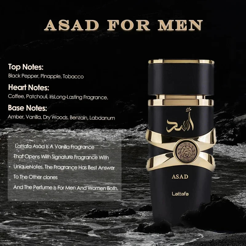 Parfum ASAD pour Hommes et Femmes oil original fragrance oriental