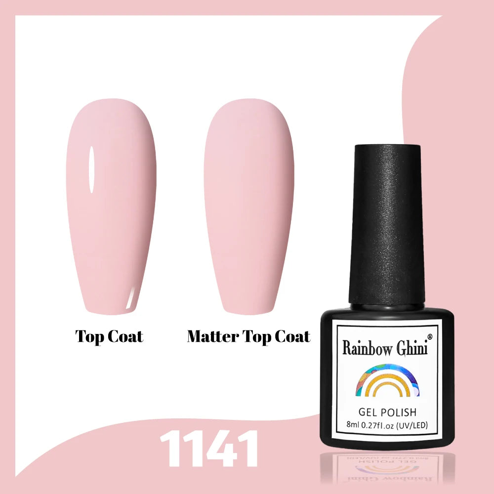 Gel Vernis à ongles semis permanents Paillettes 8Ml 150 couleurs