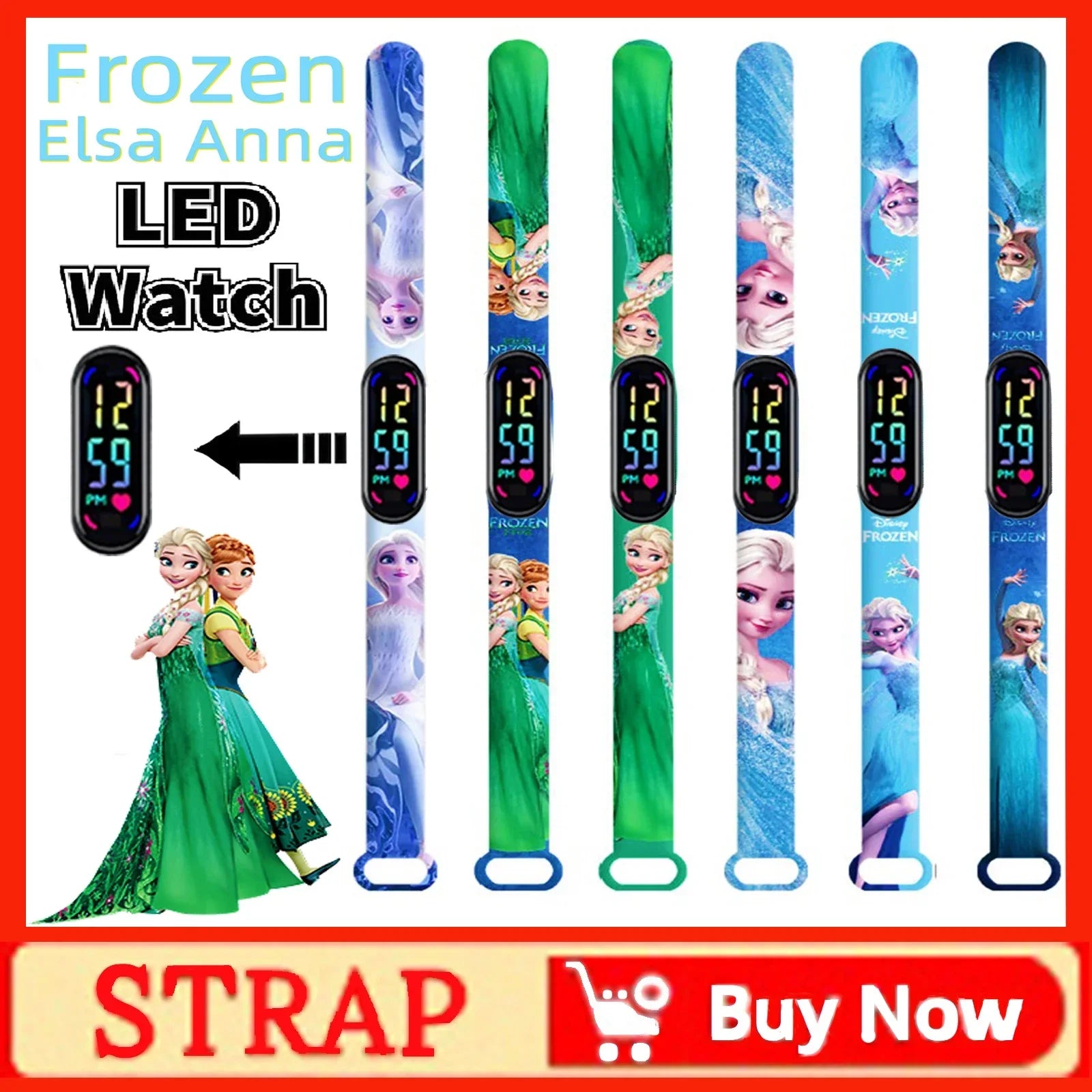 PAW PATROL Pokemon Anime Kawaii Pika Chuka Ibrabra Jingle Cat Pass Digital Waterproof LED boy girl Watch Kids Birthday Gift Toys