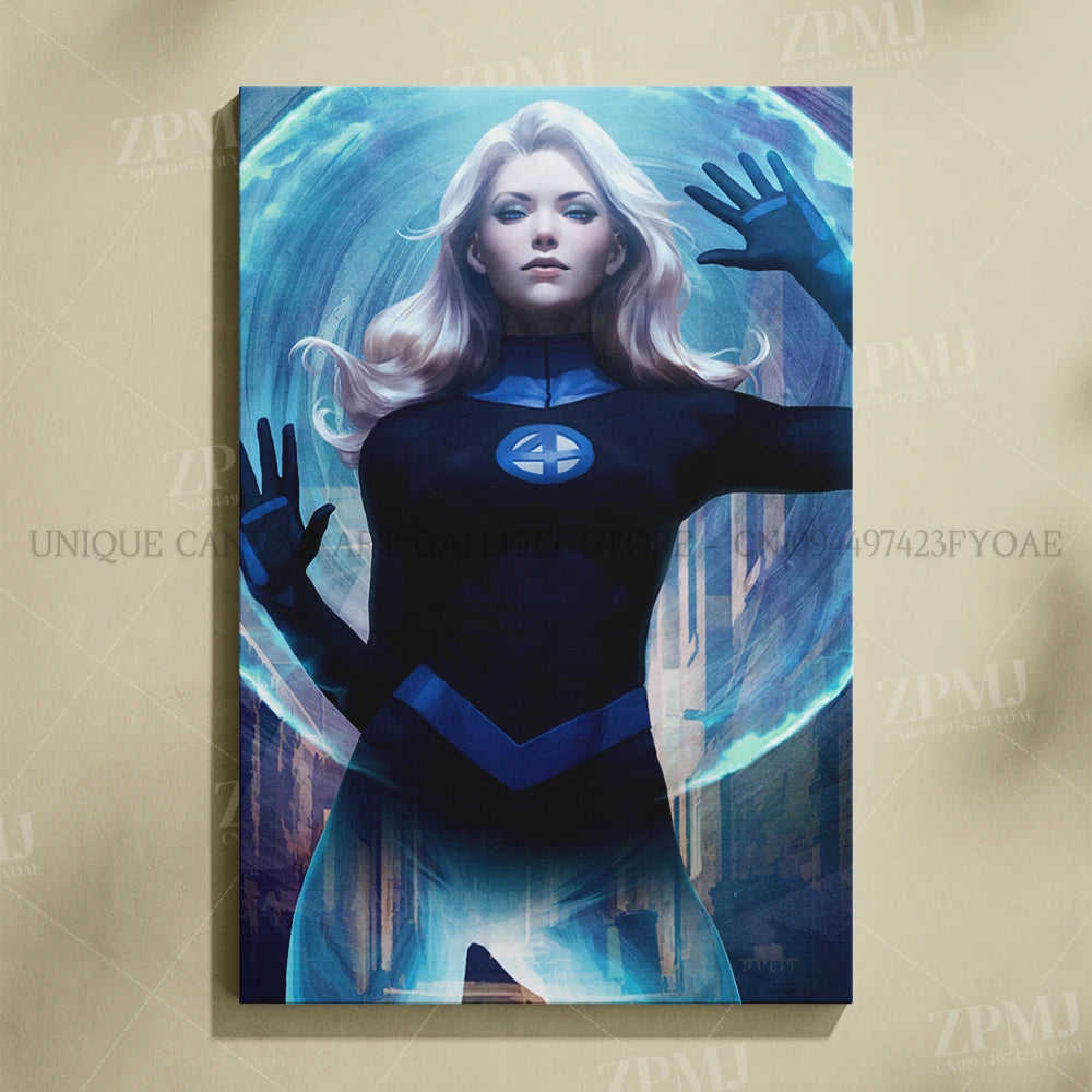 Marvel Comics Female Characters Canvas Pictures Home Decoration Paintings Poster HD Prints Wall Art The Avengers Room Frameless