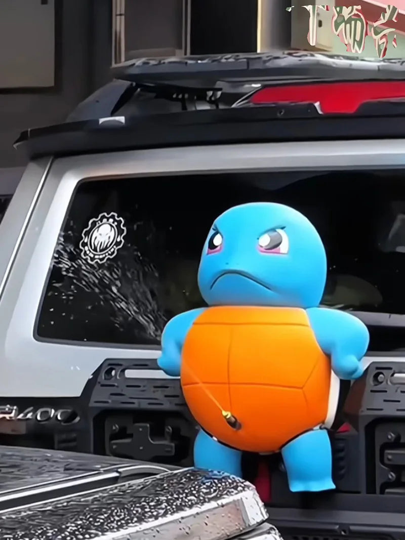 New Popular Toys Anime Will Spray Water Jenny Car Accessories Spray Water Big Size Proud And Cute Model Toys Car Squirtle Orname