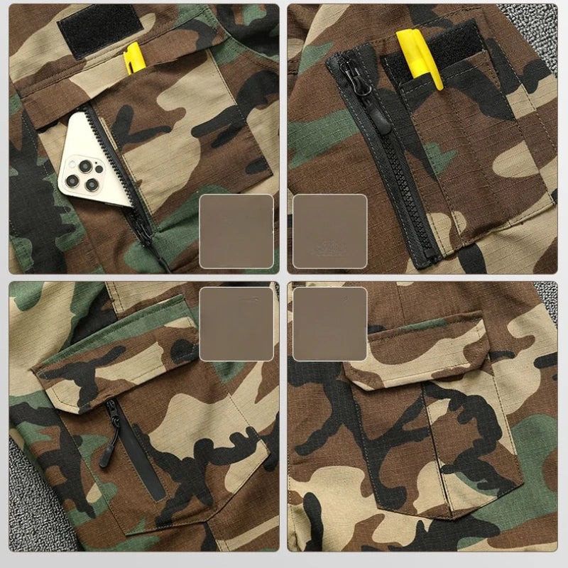 Ensemble de Travail Extérieur uniforme respirant  Camouflage Printemps