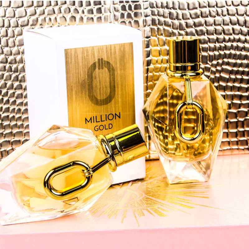 Popular Unisex Golden Million Perfume Sweet Woody Floral Romantic Fragrance Lasting Charm Temptation Sexy Date Million Perfume