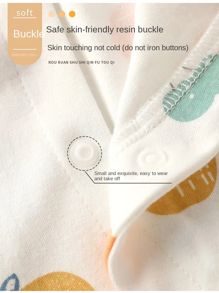 Newborn Baby Bottoming Climbing Clothes Autumn Pajamas Super Cute Baby Bodysuit Spring and Autumn