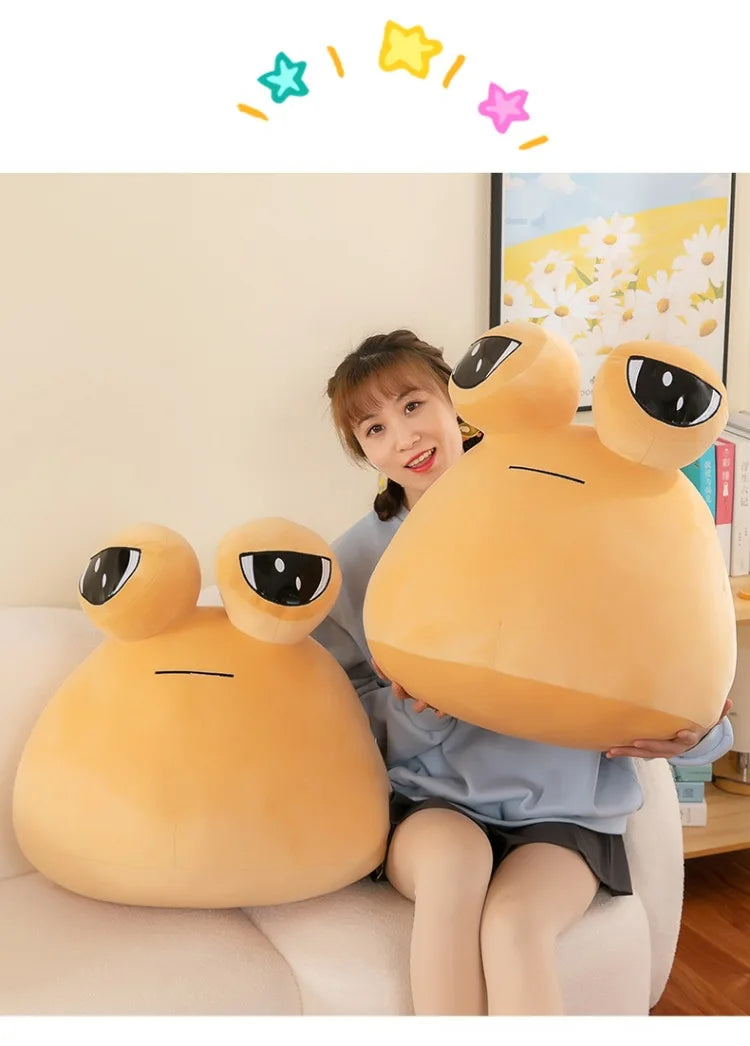 22/30/40/55cm My Pet Alien Pou Big Size Plush Toy Kawaii Alien Pet Dolls Cute Pou Stuffed Toys Soft Pillow Animal Gifts for Kids