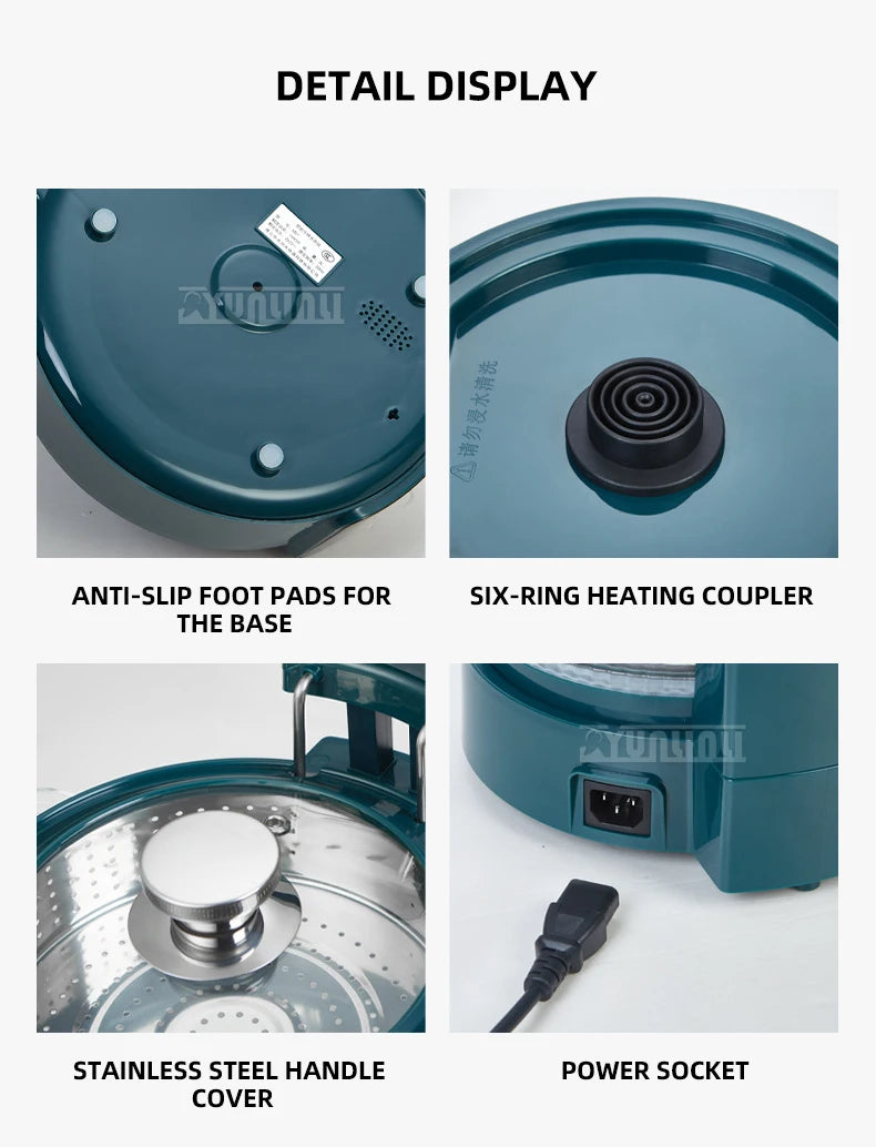 3L  Rice Soup Separation Lifting Electric Hot Pot Sugar-controlled Rice Cooker Household Intelligent Health Pot