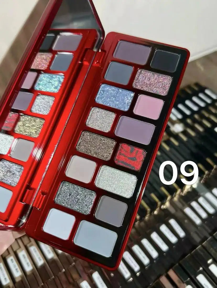 Qianyan Cheeryep 16 Color Eyeshadow Palette Glitter Chameleon Matte Pearlescent Flash Plate Cowherd Sequins