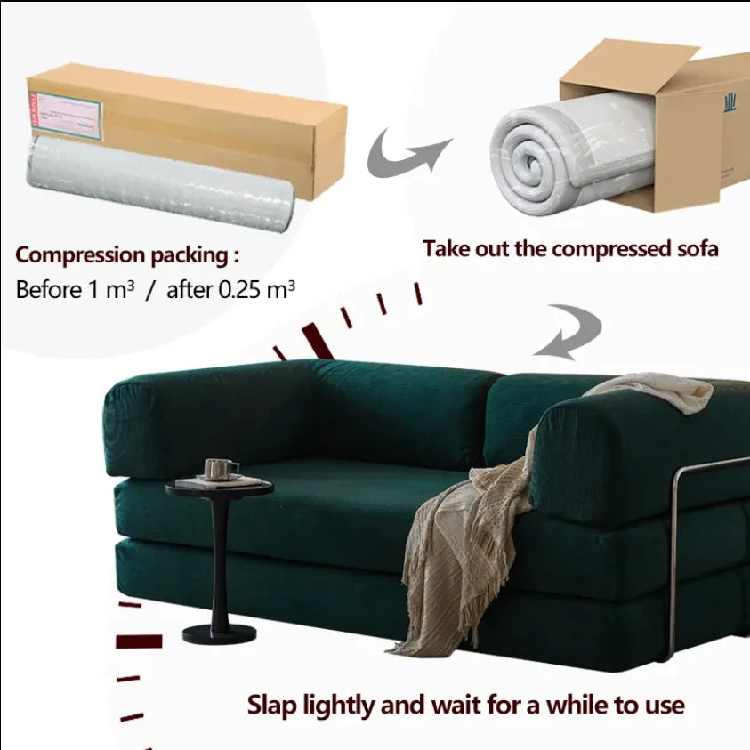 Ensemble de canapé de luxe au Design moderne, meubles d'intérieur pour la maison, canapé-lit à Compression modulaire pour le salon