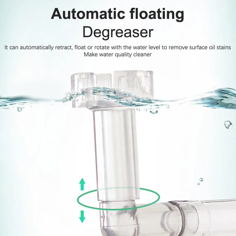 Mini plug-in waterfall filter aquarium silent filter pump AC interface filter water pump Three in one oxygen pump