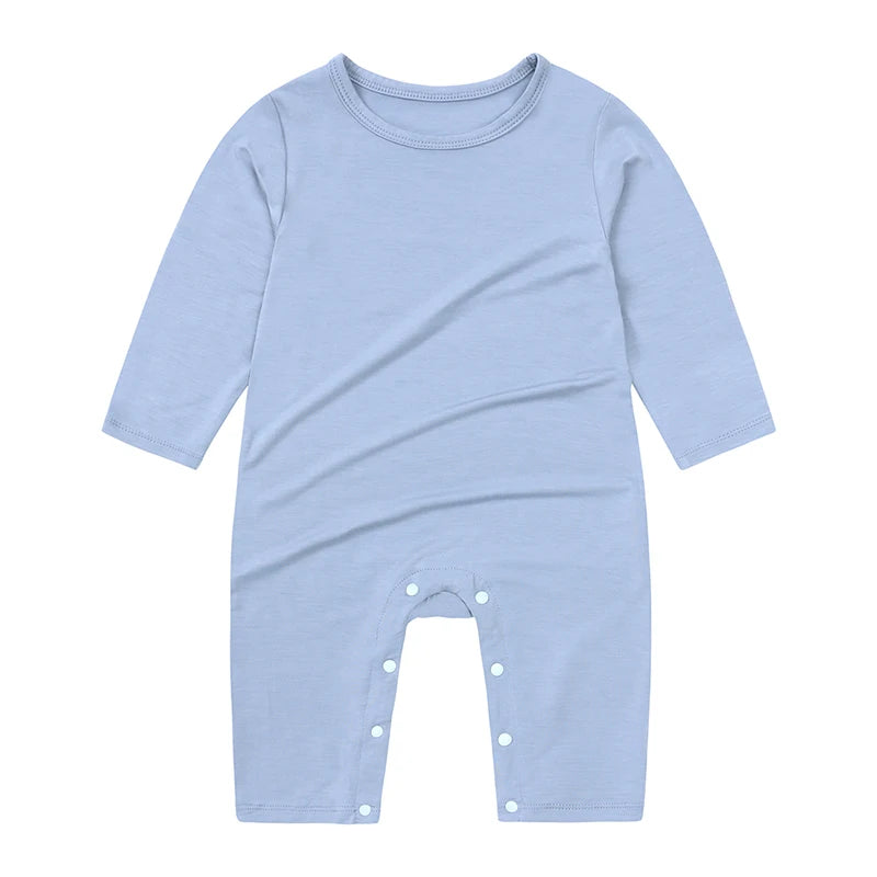 2025 Summer Breathable Modal Baby Romper Clothes Infant Pajamas O-neck Toddler Girls Boys Jumpsuit For Newborn Onesies Sleepsuit