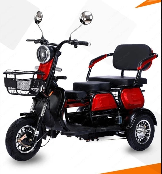 Cool Electric Tricycle Adult Travel Elderly Travel Women Leisure Battery Car