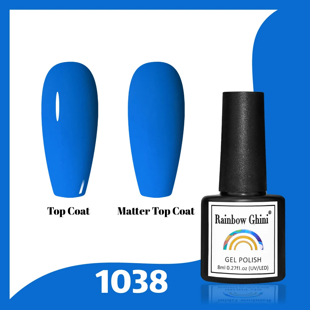 Gel Vernis à ongles semis permanents Paillettes 8Ml 150 couleurs