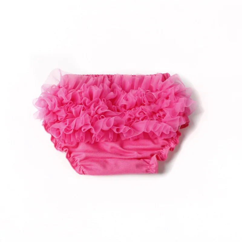 New Summer Shorts for Baby Girl Solid Color White Pink Yellow Grey Red Underpants Mesh Elastic Waist Children's Clothing E1200