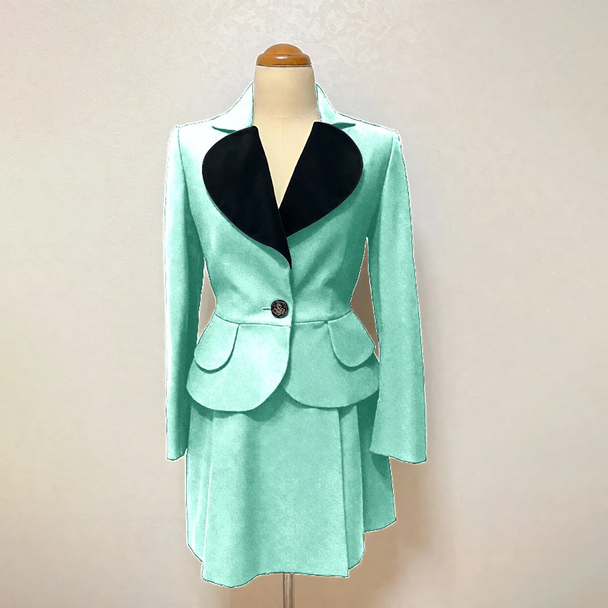 Costume 2 pièces personnalisé slim sweet