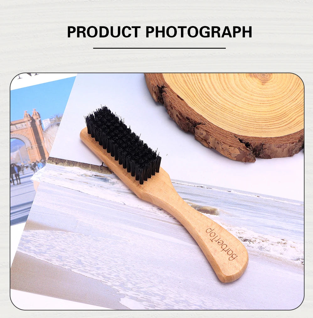 Brosse en bois Cou doux Visage Brosse à cheveux
