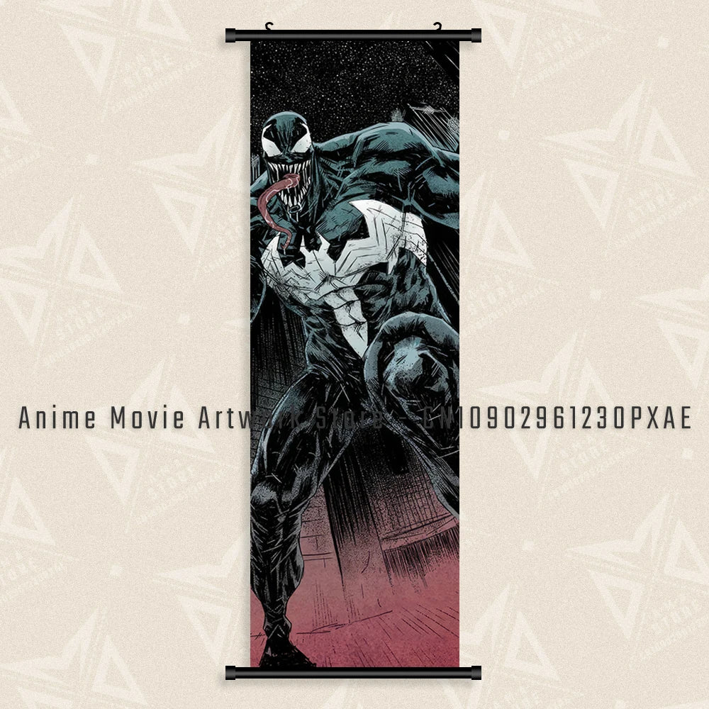 Marvel The Avengers Wall Art Scrolls Pictures Movie Characters Poster Hanging Painting Iron Man Canvas Print Home Decor Mural