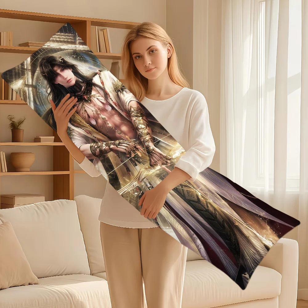 Sacred Chapter Zayne love and deepspace muscle Long Rectangle Pillowcase Bed Comfort Sofa Decoration Dakimakura Pillow cover