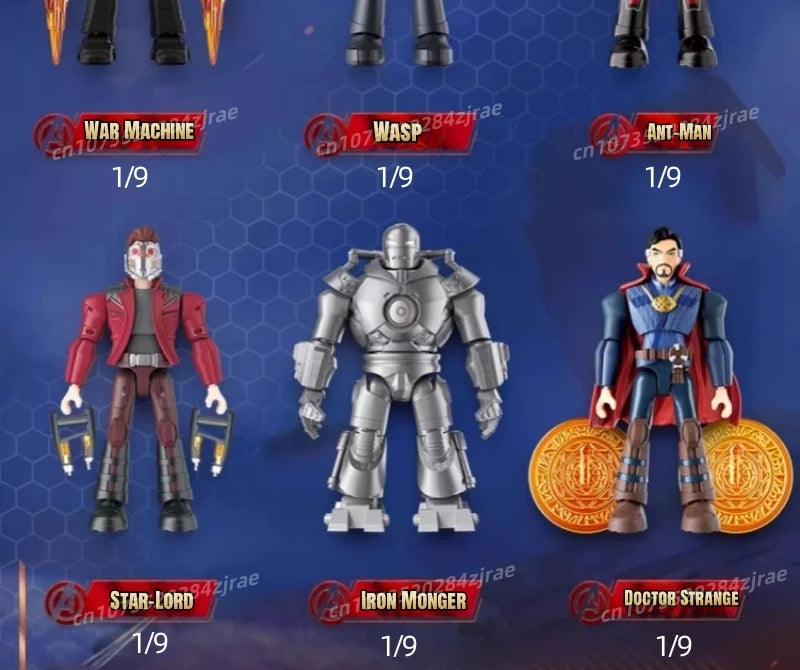 BLOKEES Marvel Building Blocks Galaxy Version 2 Unlimited Legend series Spider Man Iron Man Assembling Toy Model Ornaments Gifts