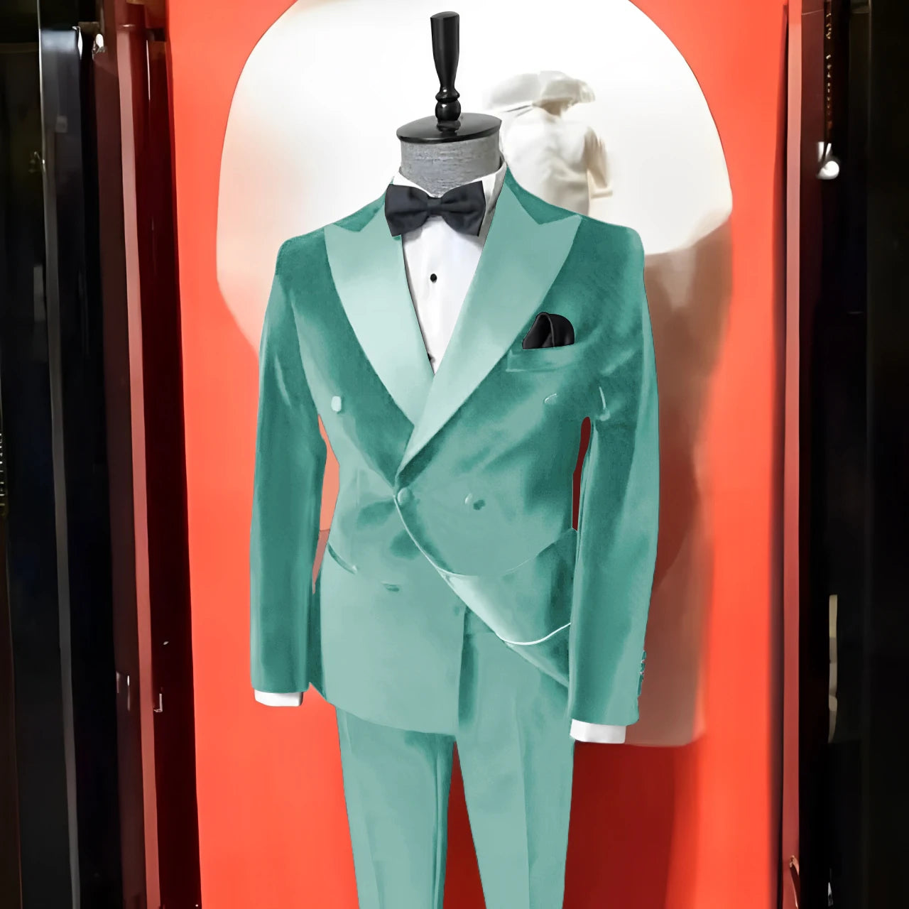 Costume en velours noir 2 pièces