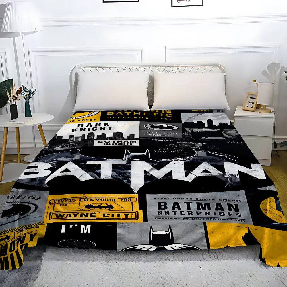 Bedding Adult Children Bed Sheet (no pillowcase) Droop Full Encirclement Mattress Anime For B-Batmans Cover Seasons Universal