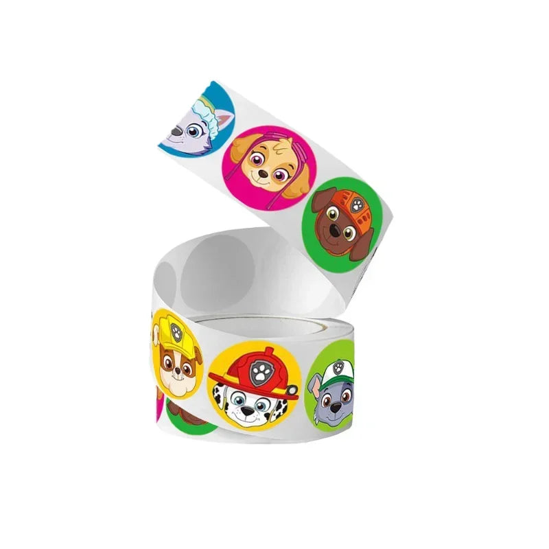 Paw Patrol Sticker Children Cartoon DIY Gift Sealing Label Decorative Thank You Stickers Party Candy Stickers Stationery