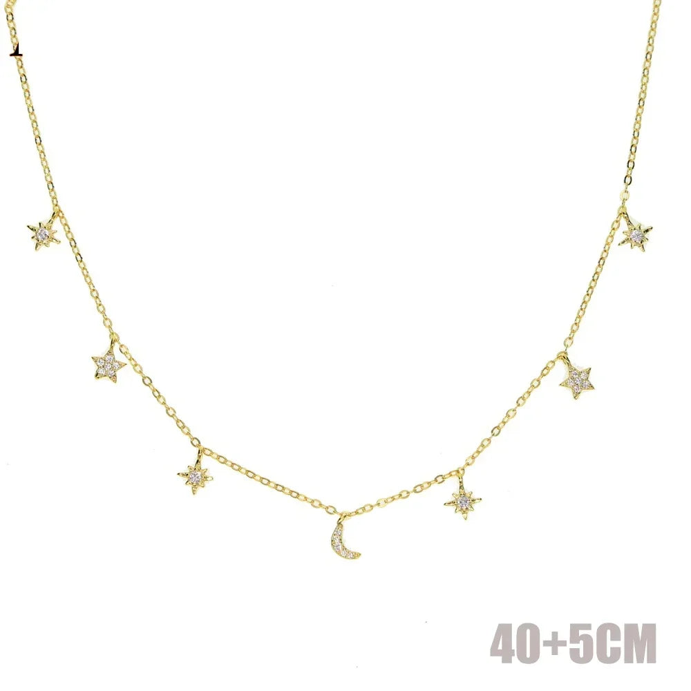 قلادة تشوكر أنيقة من الفضة الإسترلينية 925 بتصميم بسيط ودقيق مرصعة بأحجار الزركونيا المكعبة، مصنوعة من الذهب، للنساء، مجوهرات أنيقة