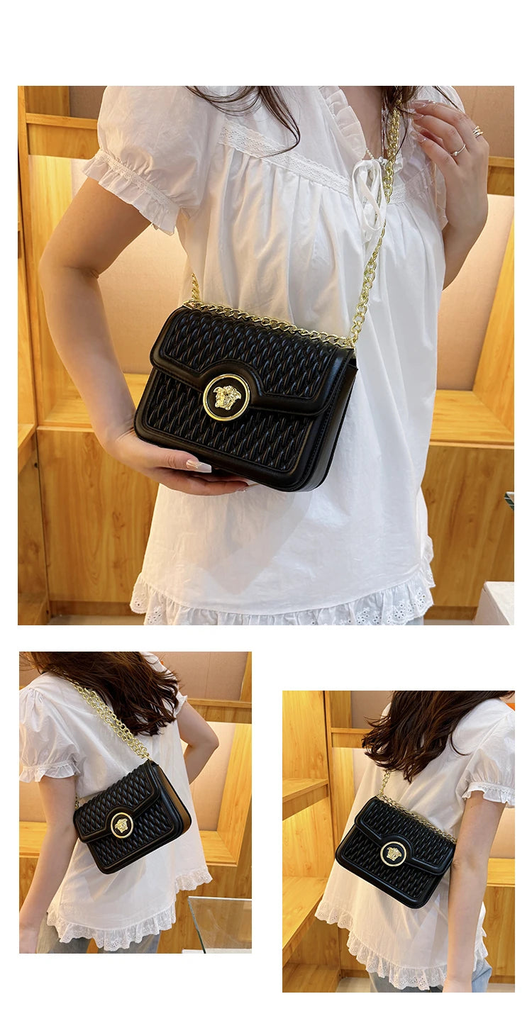 Leather Crossbody Bag Women's Shoulder Bag Messenger Bag Tote Bags Classic Elegant Luxury Brand