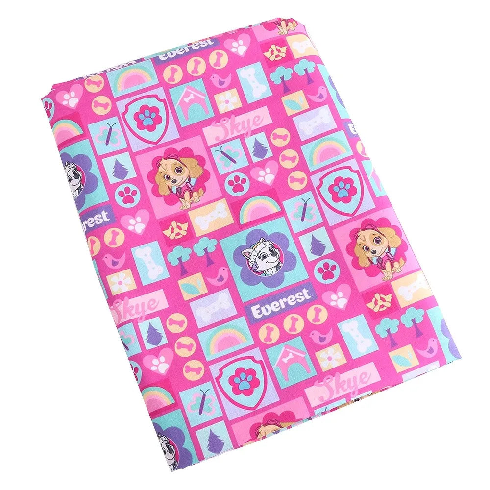 Paw Patrol Polyester Cotton Fabric Sewing Material For Clothes Dress Decor DIY Patchwork Quilting Material
