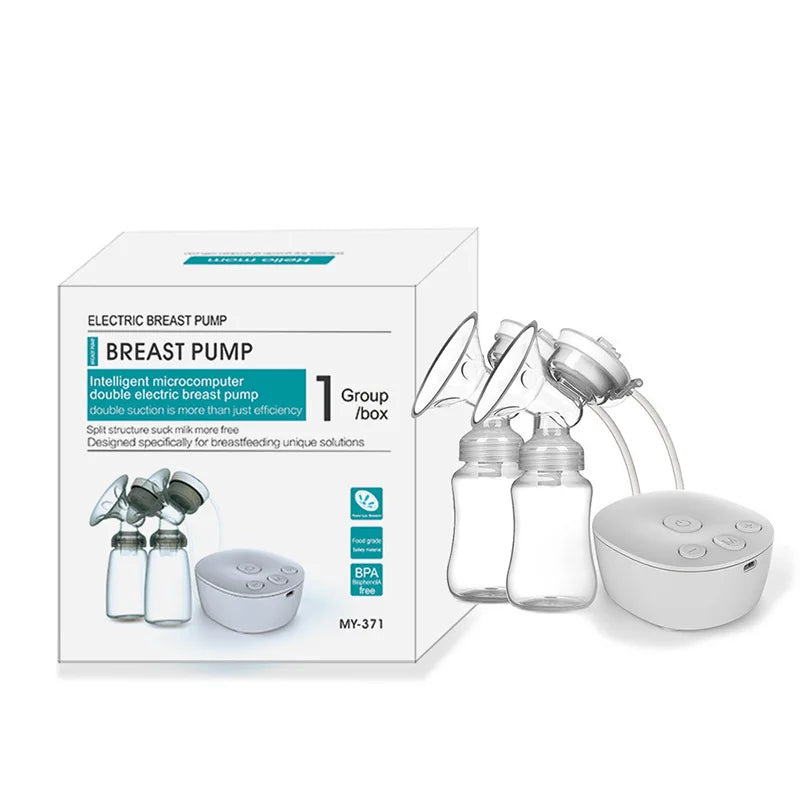 New Portable Electric Breast Pump Silent  Hands-Free Newborn Comfort Milk Extractor Automatic Milker BPA Free Breastfeeding