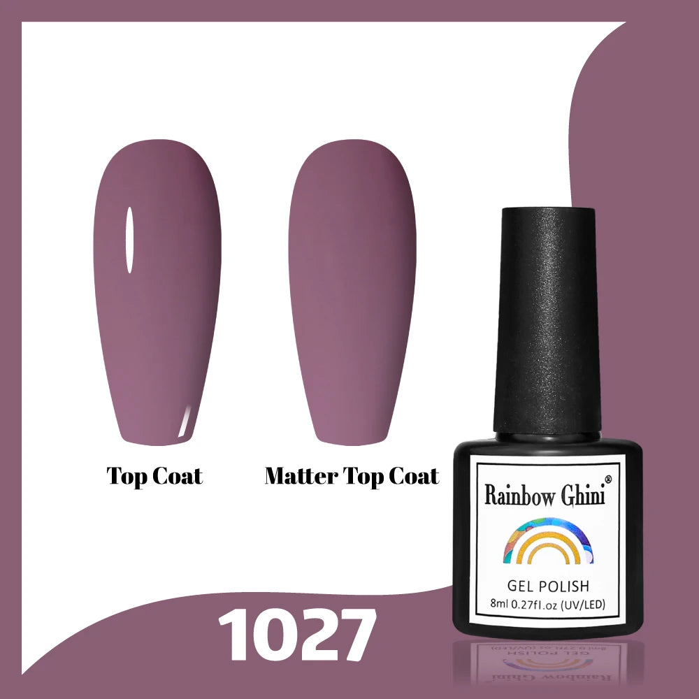 Gel Vernis à ongles semis permanents Paillettes 8Ml 150 couleurs