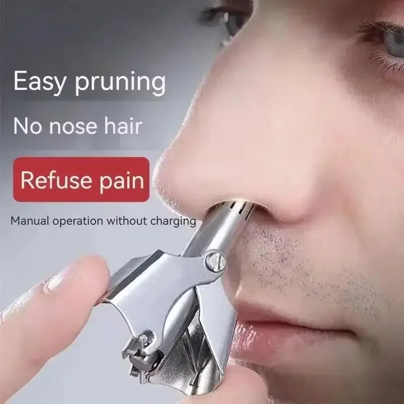Rasoir électrique portable pour hommes, coupe de poils de nez indolore & d’oreille lavable