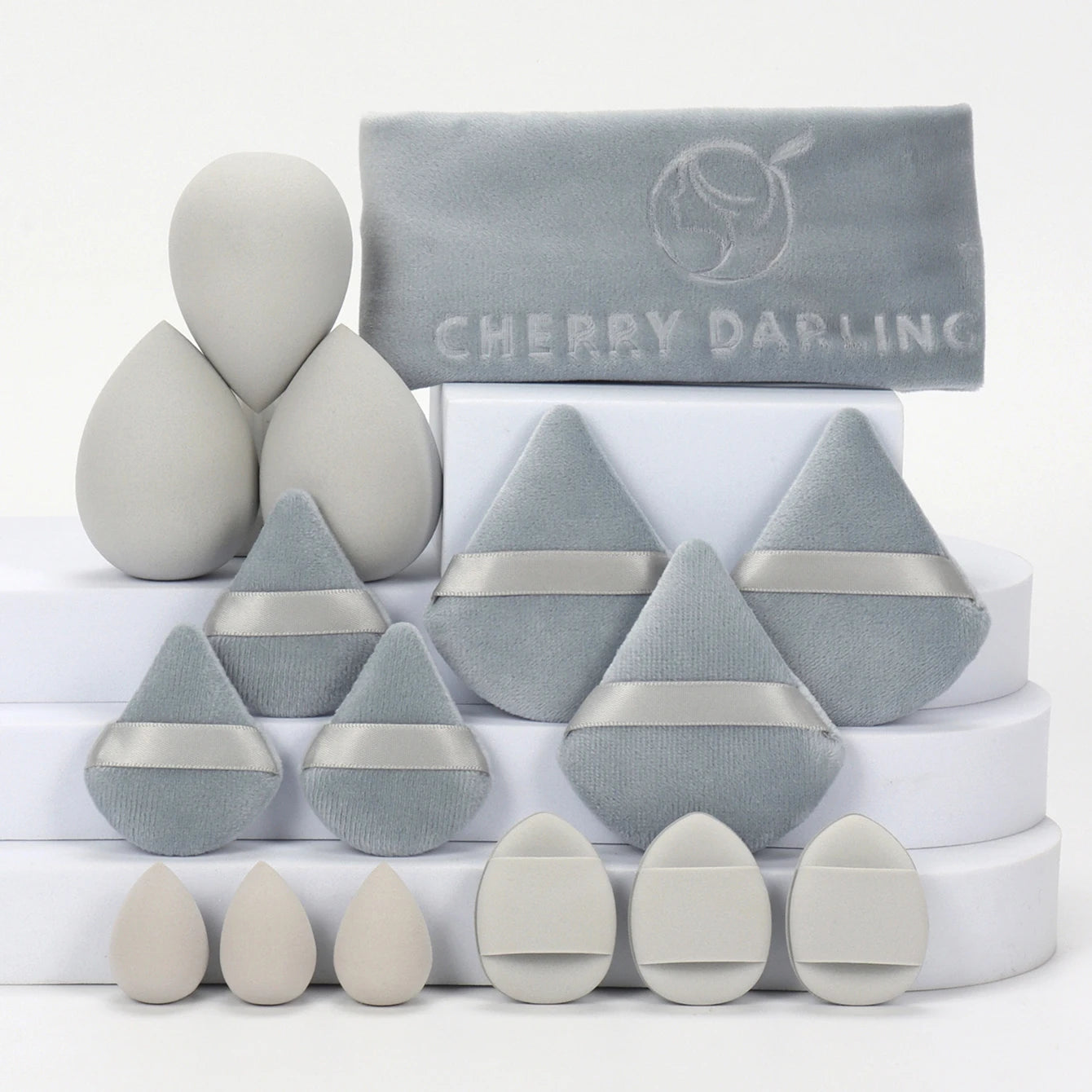 Casual Hairband 16-Piece Set, Face Wash, Facial Cleansing, Makeup Removal, Travel, Suitable for All Skin Types