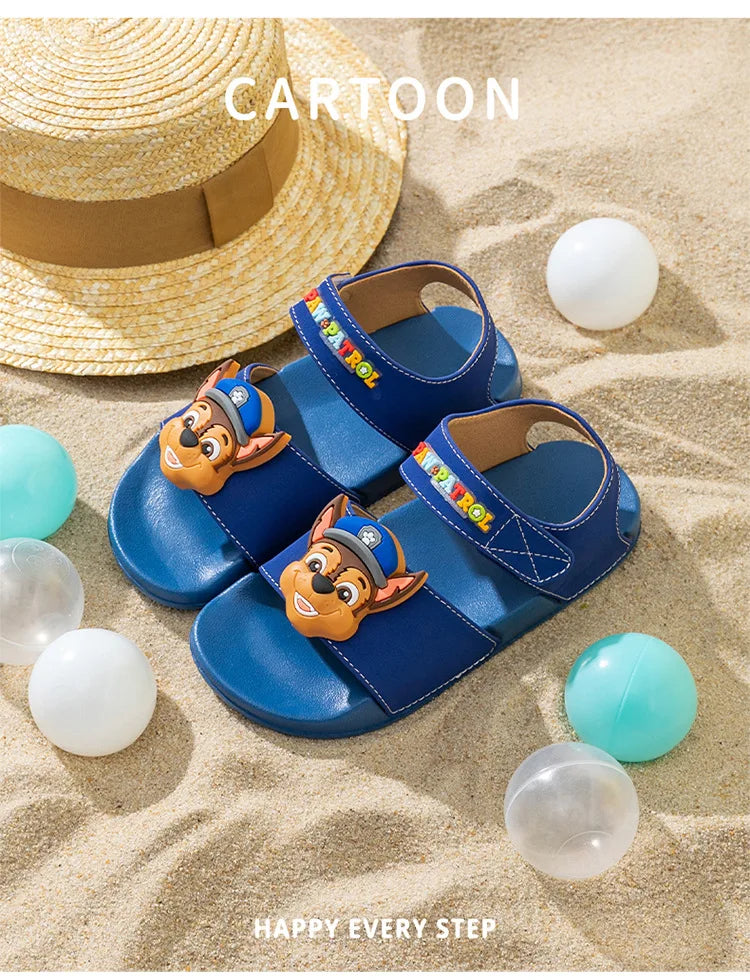 PAW PATROL Children's Sandals Outdoor Comfortable Non-slip Breathable Sandals Heel Strap Shoes for Boys And Girls