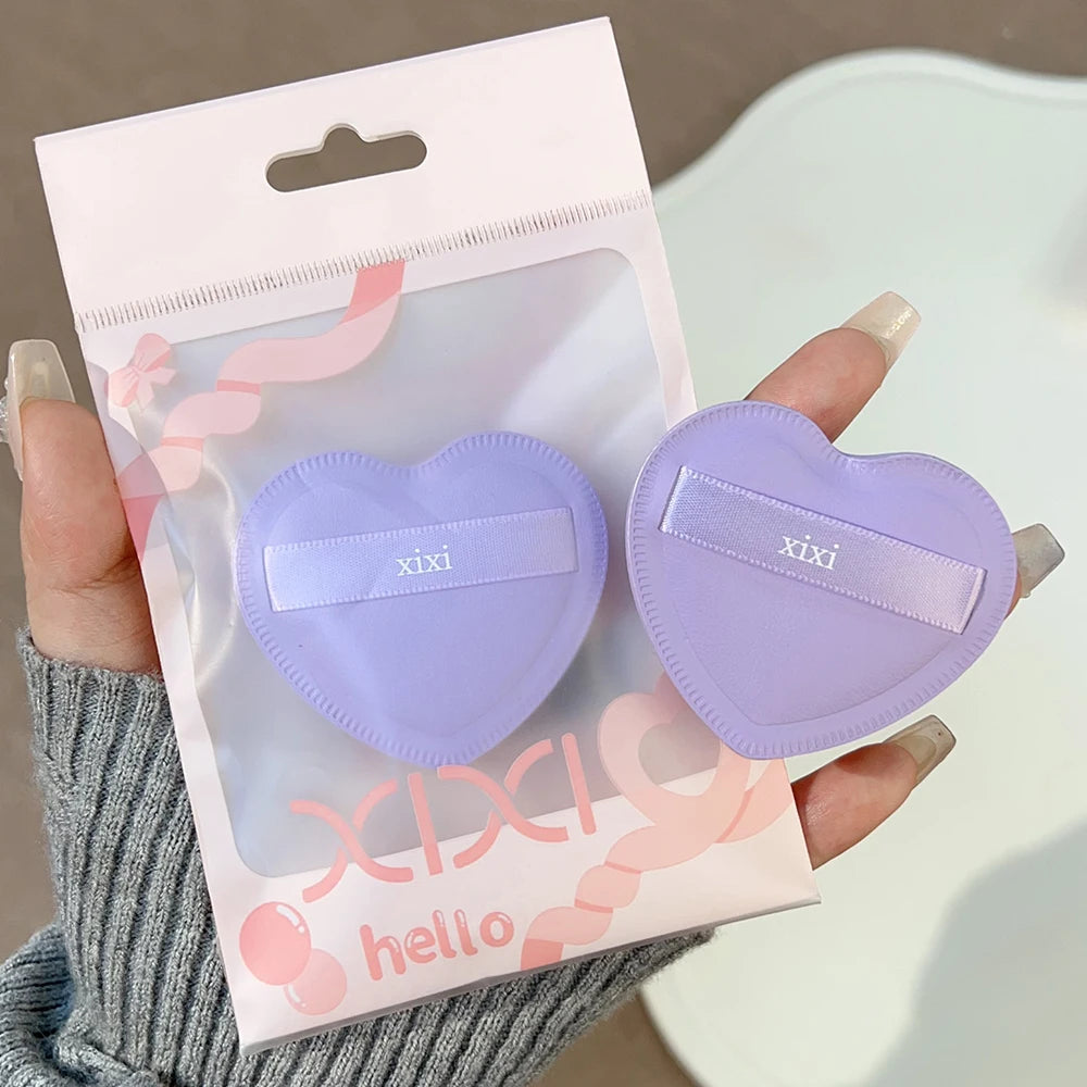 Coton doux Cosmétique Puff Sec Humide Utilisation Maquillage Éponge Coussin Puff pour Fond de teint Correcteur Poudre Maquillage Éponge Outils de beauté