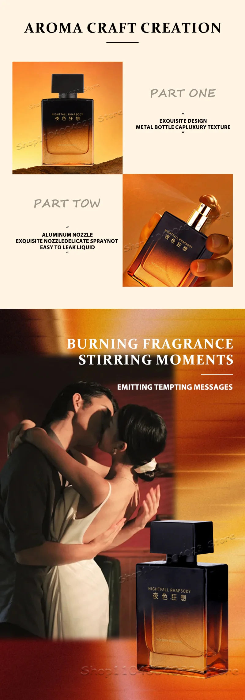 100ML Pheromone Men's Perfume High Quality Woody Scent Emits Charm Enhances Confidence Long-lasting Fragrance Cologne for Men