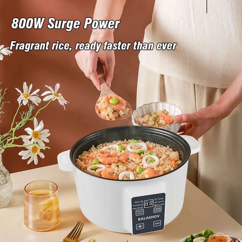 220V Multi Cookers Portable Electric Cooker Household Non-stick Pan Hot Pot Rice Cooker Cooking Appliances