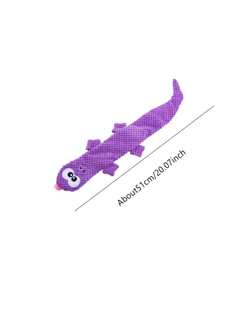 New Plush Lizard Dog Toy Cornvelvet Cartoon Doll Grinding Teeth Cleaning Pet Products