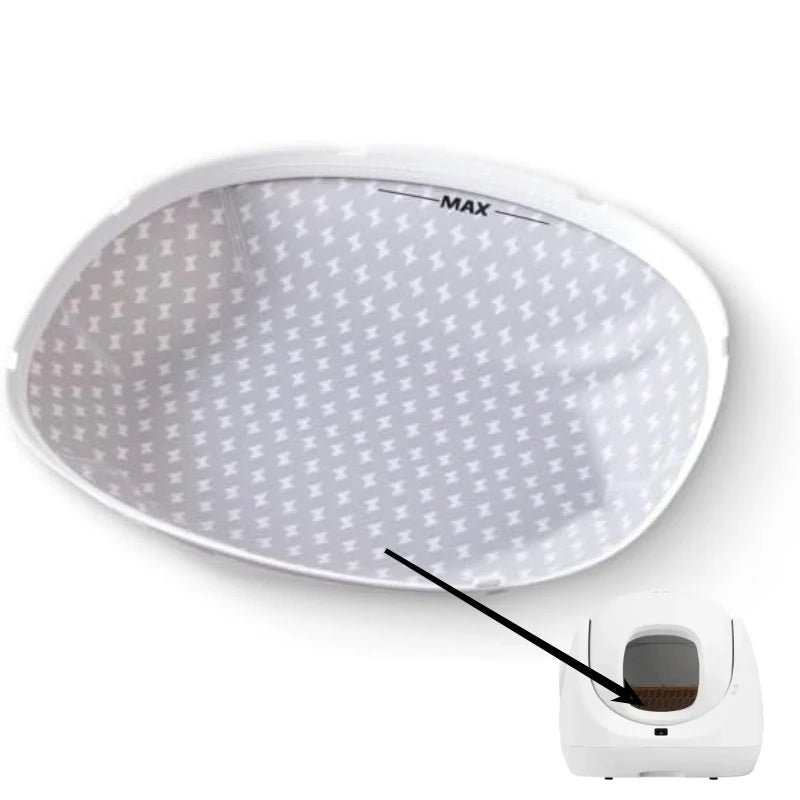 وسادة فضلات القطط البديلة من CATLINK لصندوق فضلات القطط الأوتوماتيكي SE/SE LITE، مقاومة للماء والتسرب، حصيرة فضلات بديلة لا تلتصق أبدًا