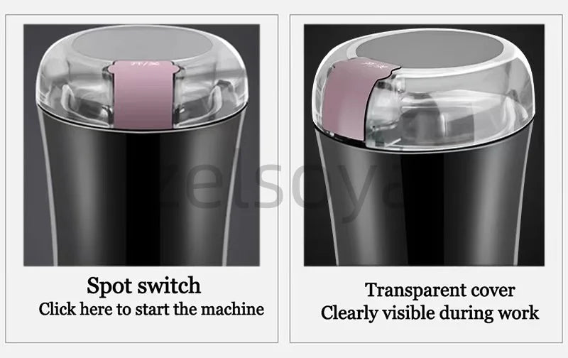 Electric bean grinder Coffee machine Home hand grinder hand coffee bean grinder Portable automatic grinder