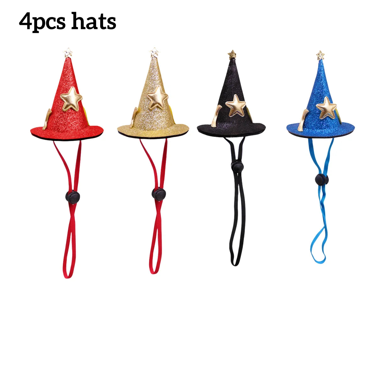 New Dog Decoration Hat Press Adjustable Hamster Hat Pumpkin Halloween Dog Cat Headwear Decoration Supplies Pet Holiday Supplies