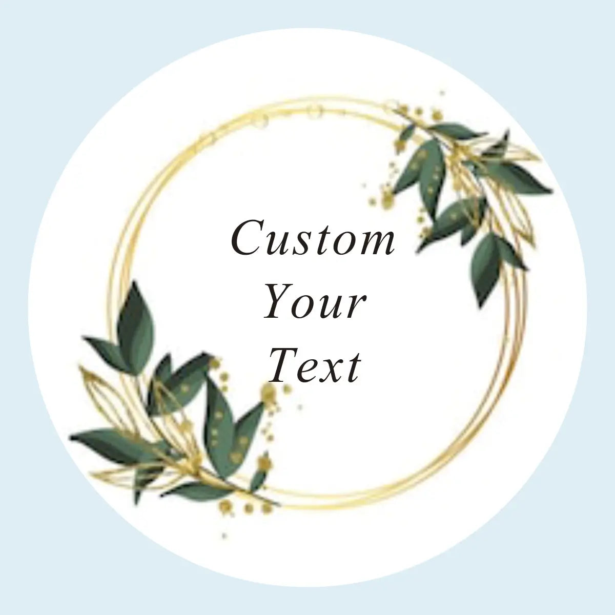 96 Pcs Personalized Round Circle Label Stickers Custom Name Date Thank You Stickers for Bridal Shower Party Favors