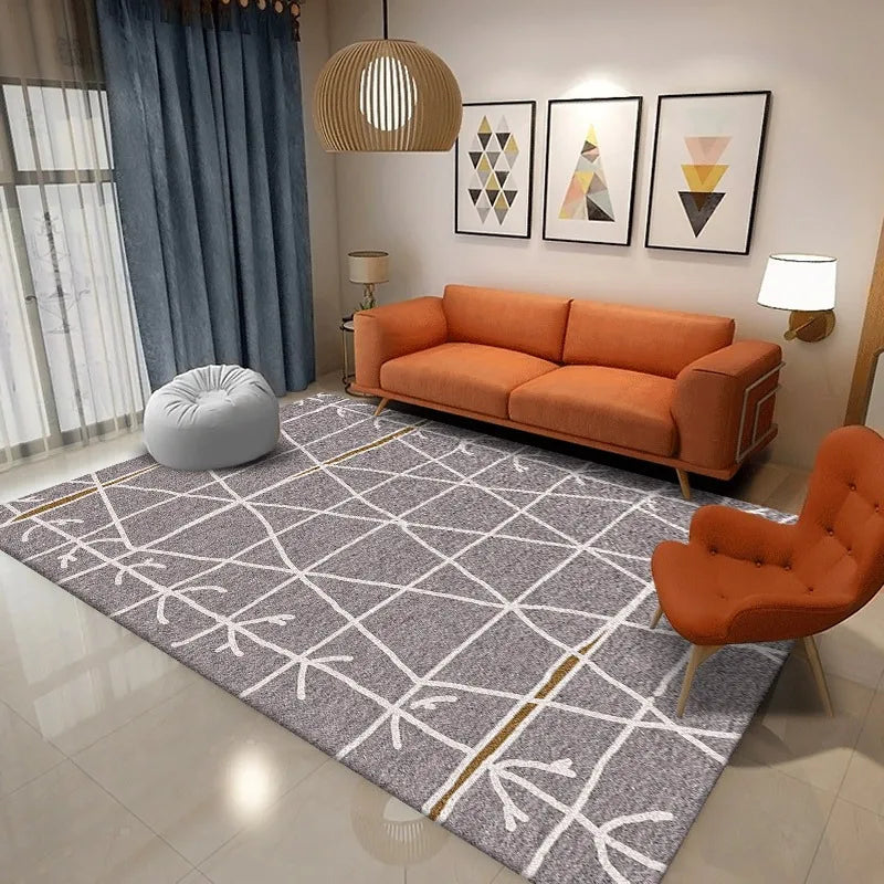 Luxury Crystal Velvet Plush Shag Carpets Large Size Area Rugs  Living Room Bedroom Home Decor Soft Floor Mats Non-Slip Backing