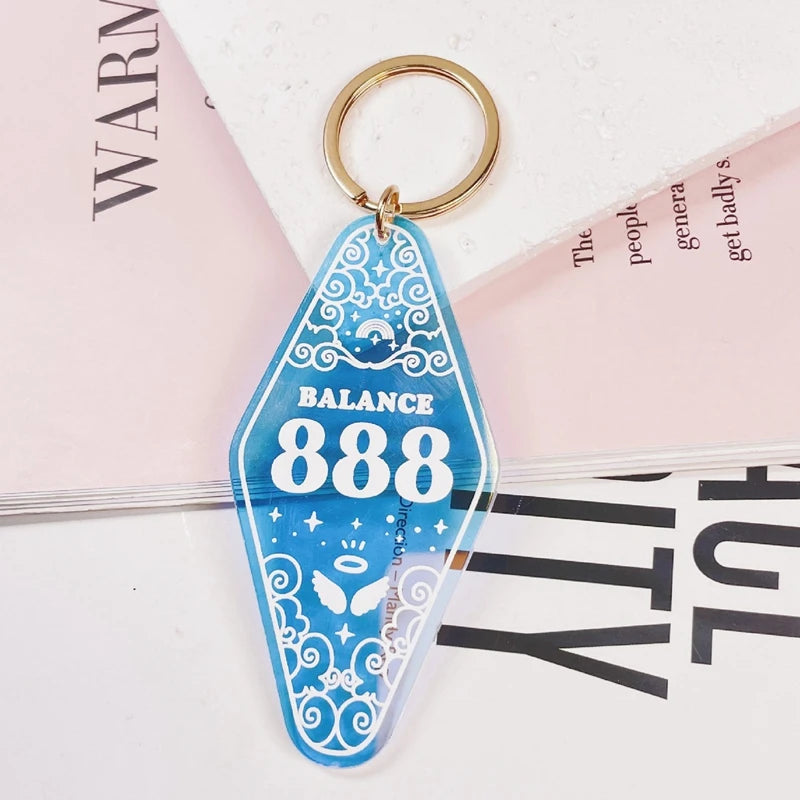 777 444 1111 888 222 تغيير الألوان والأرقام والأكريليك سلسلة مفاتيح هدية فندقية علامة سلسلة مفاتيح سلاسل مفاتيح مراوح مكتب الفندق شعار مخصص