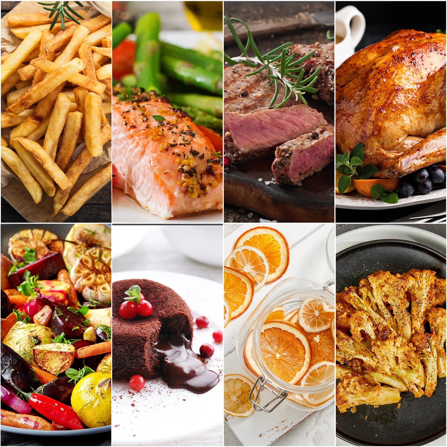 Midea Hot Air Fryer 7L Capacity, HeatXpress Technology, 90% Less Oil, Energy and Time Saving with 7 Presets, Easy-View Window