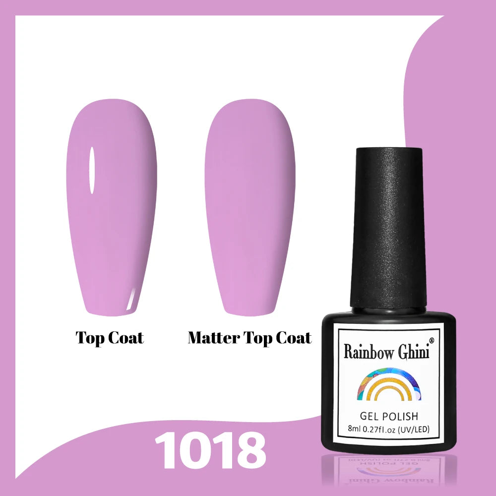 Gel Vernis à ongles semis permanents Paillettes 8Ml 150 couleurs