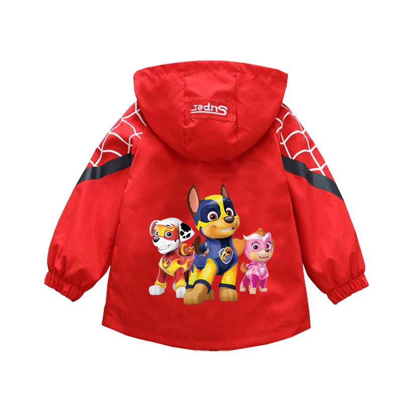 Sweat à capuche veste Manteaux Automne pat patrouille