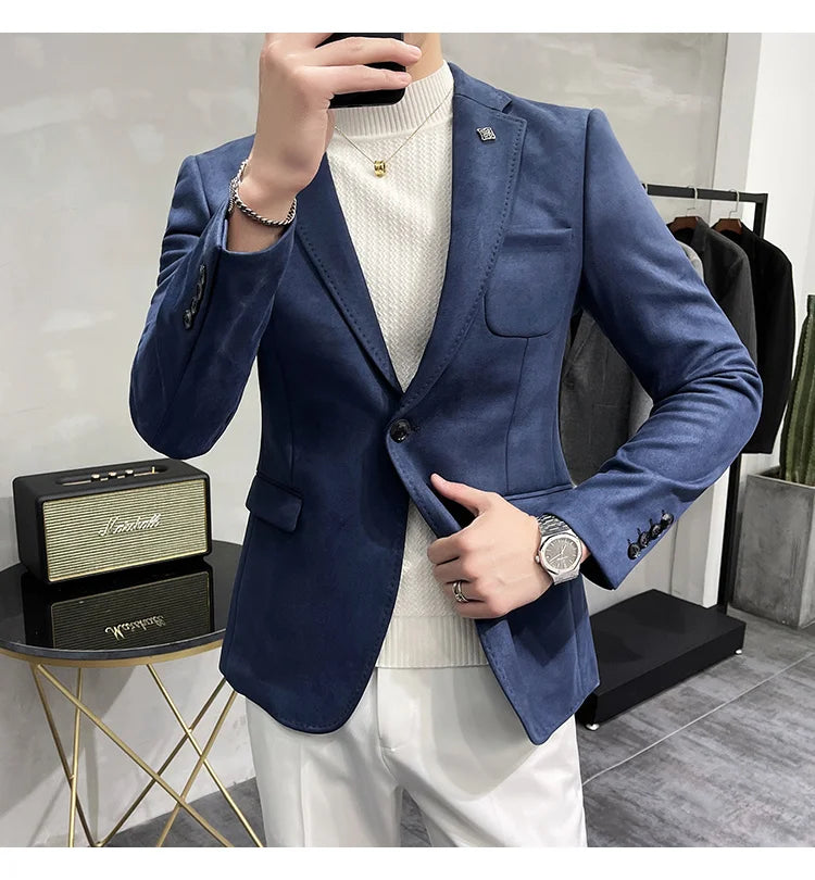 Veste blazer Cuir de daim