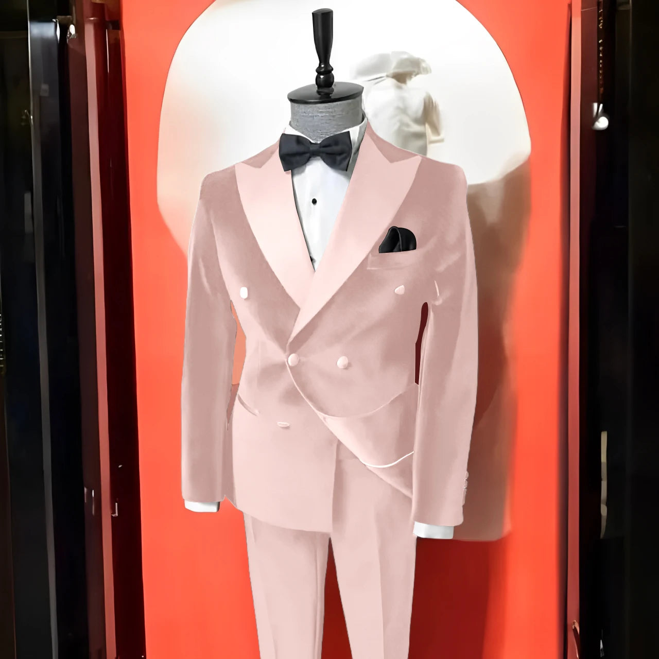 Costume en velours noir 2 pièces