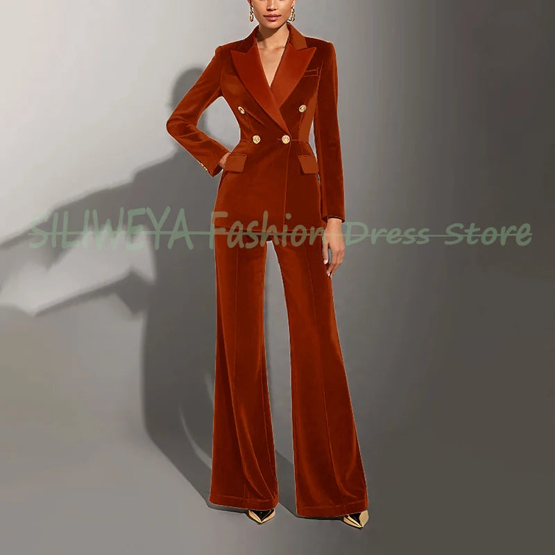 Ensembles femmes velours vert