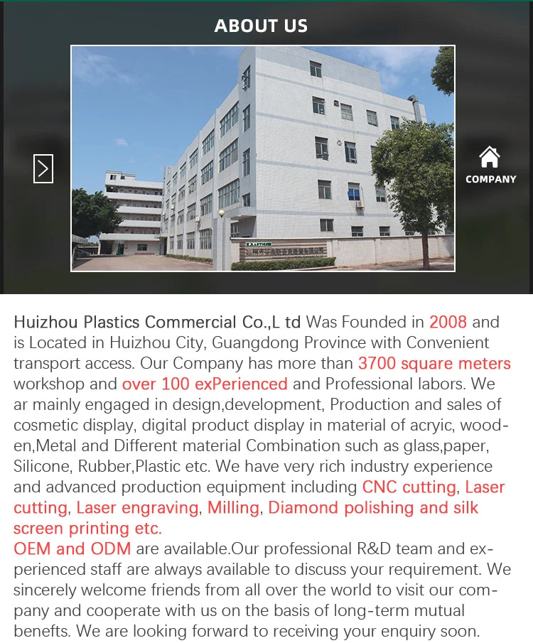 Présentoirs de maquillage